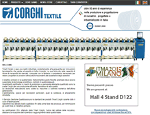 Tablet Screenshot of corghitextile.com